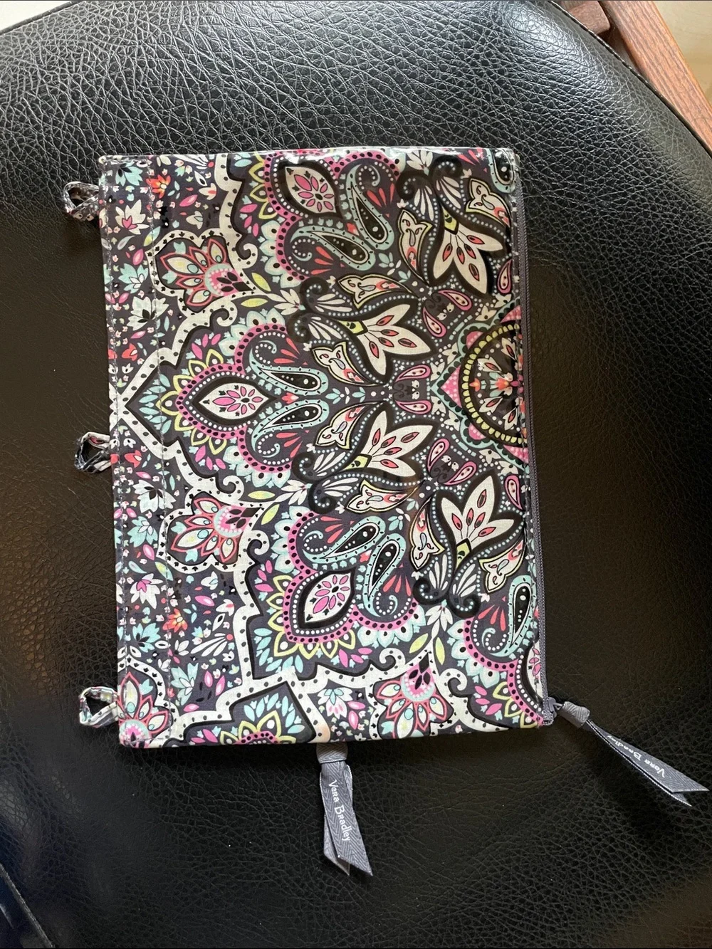 Vera Bradley Paisley Double-Zip Pencil Case | Office or School Supplies